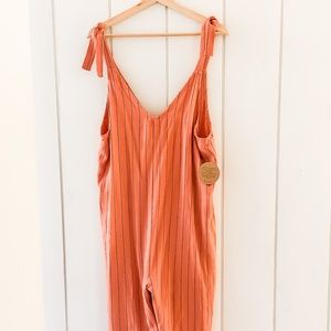 Linen Jumpsuit Overalls